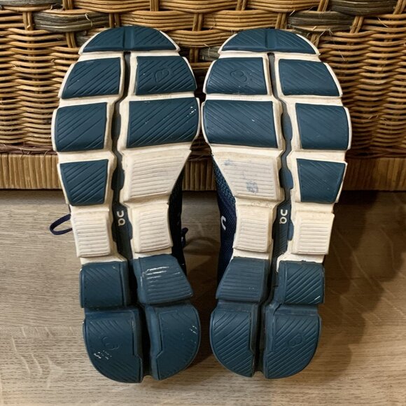 On Cloudflyer Athletic Running Shoes Sneakers Women's Size 7 Storm Blue/White - Picture 8 of 8